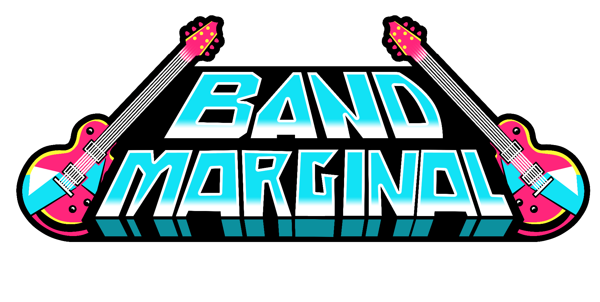 Band Marginal Logo met Gitaren